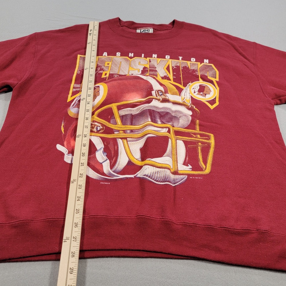 Vintage 1997 Lee Sport Washington Redskins Graphic Sweatshirt NFL USA Men's XL - Picture 6 of 9